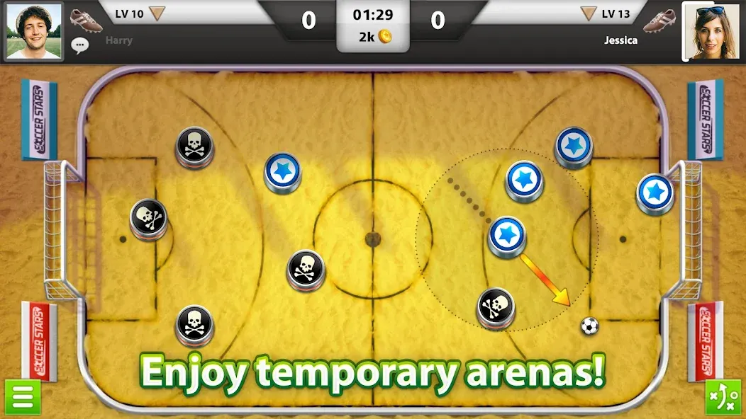 Soccer Stars: Football Games на Андроид — Много денег и бесконечные баксы — скриншот 4