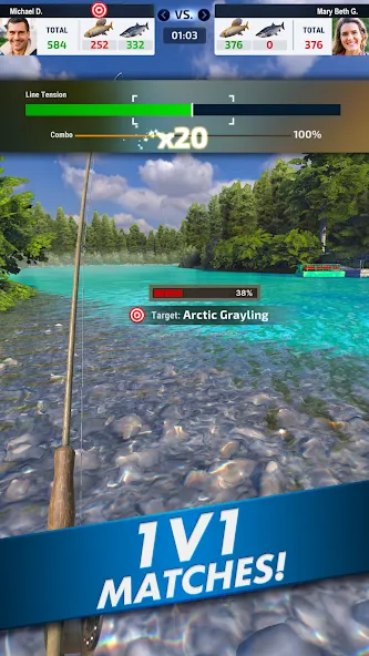 Скачать Ultimate Fishing! Fish Game с модом — Много денег — скриншот 2