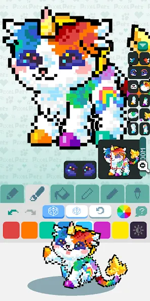 Скачать Pixel Petz (Мод: Много денег) на Андроид — скриншот 2
