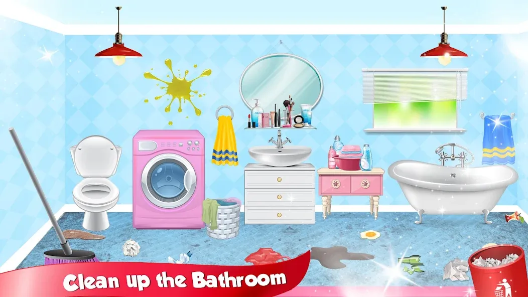 Скачать взлом Girl Doll House Design & Clean на Андроид — Много денег — скриншот 2