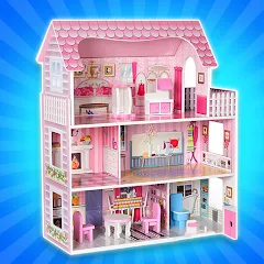 Скачать взлом Girl Doll House Design & Clean на Андроид — Много денег