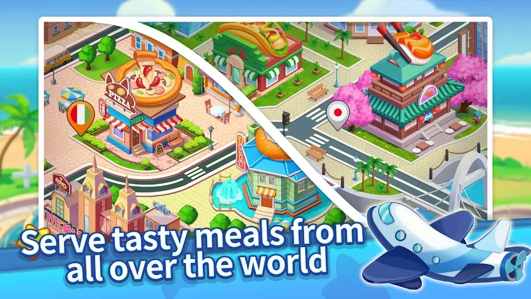 Cooking Master Adventure Games MOD APK на Android — Много денег и алмазов — скриншот 5