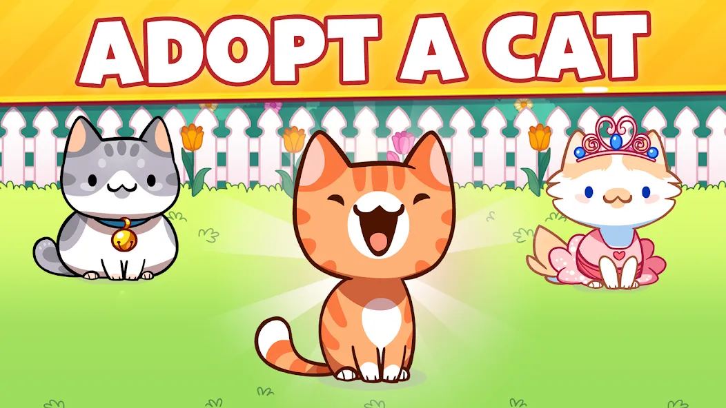 Cat Game - The Cats Collector! MOD — Много денег на Андроид — скриншот 1