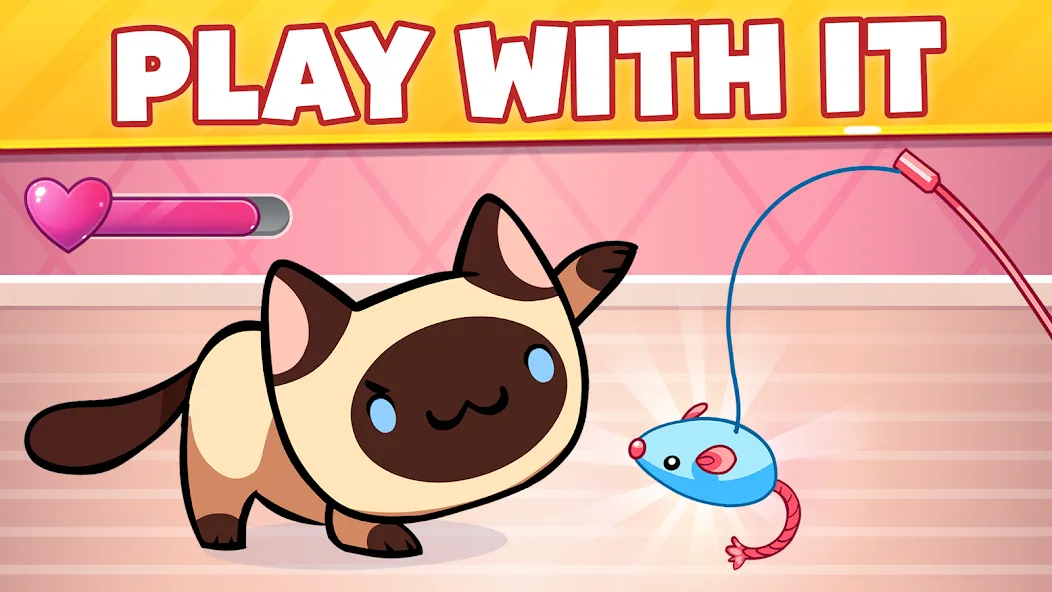 Cat Game - The Cats Collector! MOD — Много денег на Андроид — скриншот 3