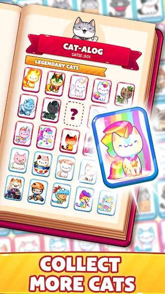 Cat Game - The Cats Collector! MOD — Много денег на Андроид — скриншот 4