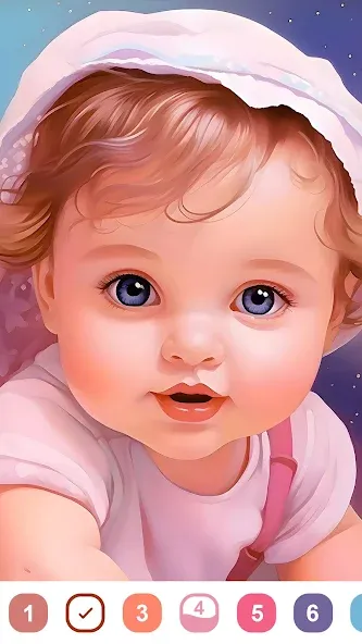 Fancy Color - Paint By Number — Взломанная версия (Много денег и подсказок) — скриншот 5