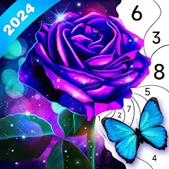 Fancy Color - Paint By Number — Взломанная версия (Много денег и подсказок)