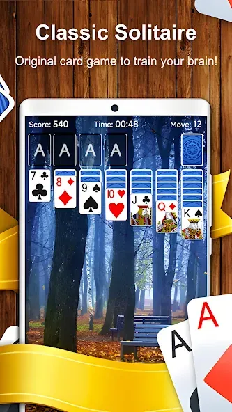 Solitaire Card Game (Мод Много денег) — скриншот 2