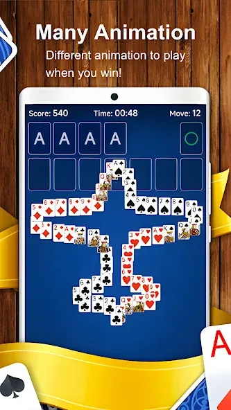 Solitaire Card Game (Мод Много денег) — скриншот 5