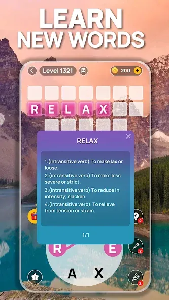 Word Scenery: Crossword на Андроид — Много подсказок — скриншот 3 Word Scenery: Crossword на Андроид — Много подсказок — скриншот 3