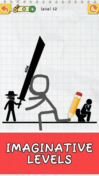 Скачать Draw 2 Save: Stickman Puzzle MOD APK — Много денег и без рекламы — скриншот 1