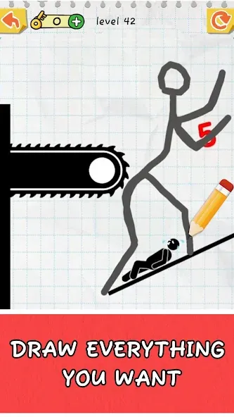 Скачать Draw 2 Save: Stickman Puzzle MOD APK — Много денег и без рекламы — скриншот 3