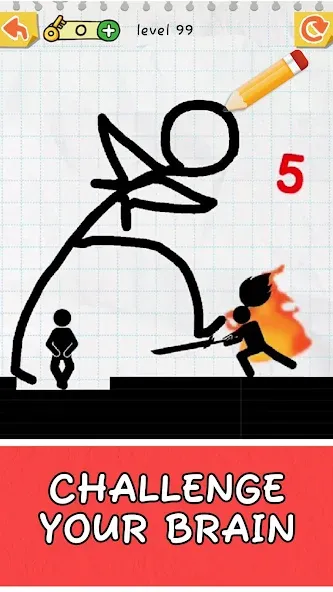 Скачать Draw 2 Save: Stickman Puzzle MOD APK — Много денег и без рекламы — скриншот 5