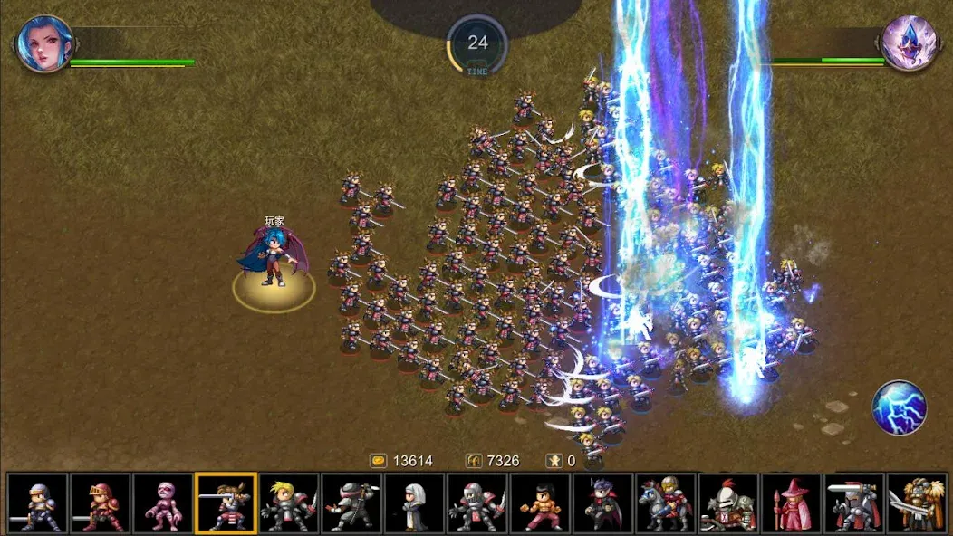 Miragine War (Мод Много денег) — скриншот 3