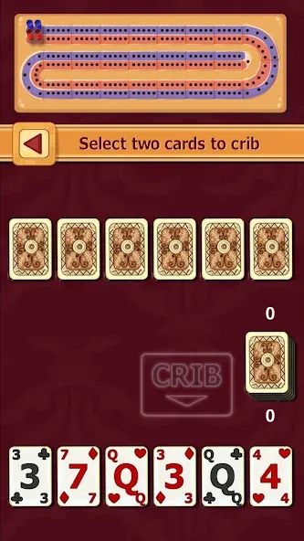 Cribbage на Андроид — Мод Много денег — скриншот 1