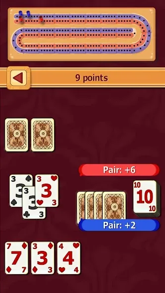 Cribbage на Андроид — Мод Много денег — скриншот 2