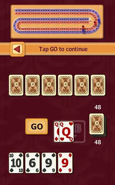 Cribbage на Андроид — Мод Много денег — скриншот 5