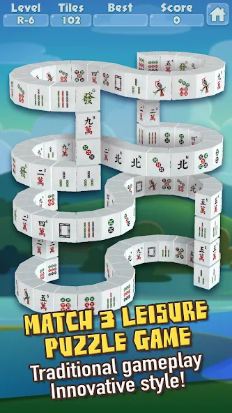 3D Mahjong Triple Tile Match MOD APK — Много денег — скриншот 1