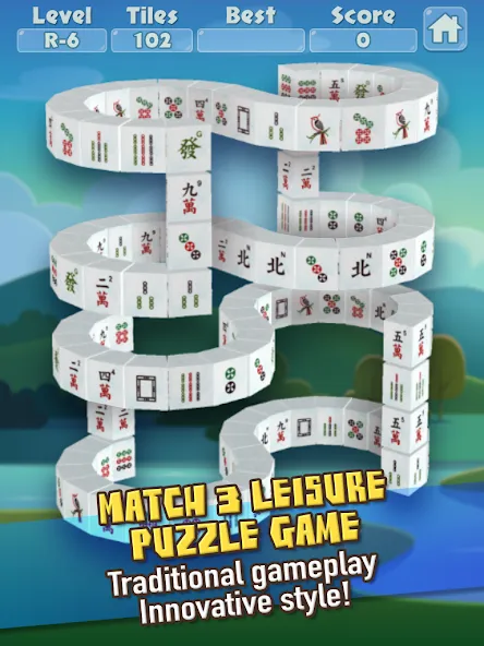 3D Mahjong Triple Tile Match MOD APK — Много денег — скриншот 5
