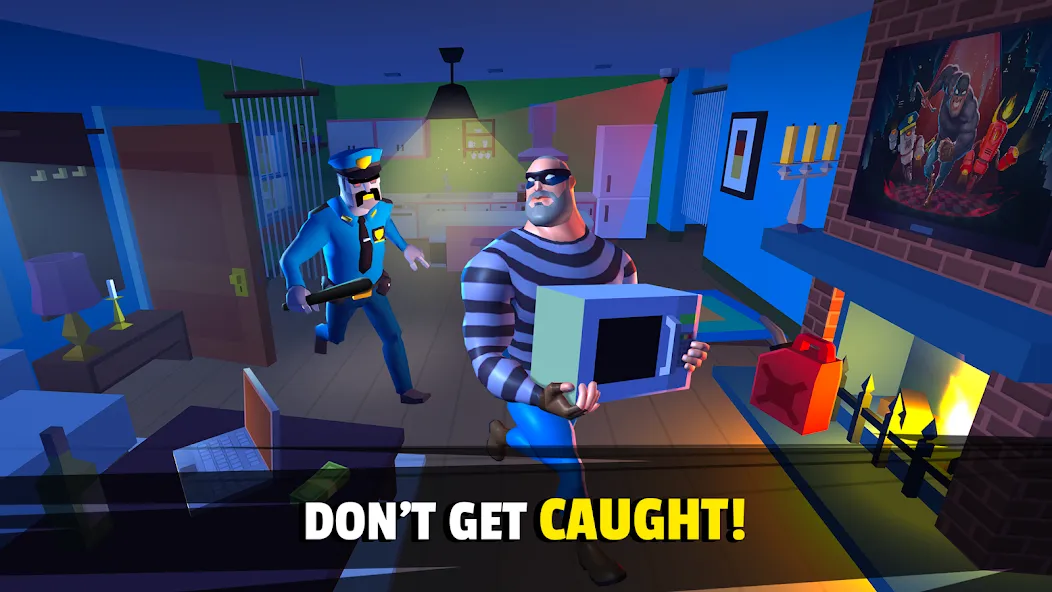 Скачать взломанную Robbery Madness 2:Stealth game — Много денег — скриншот 4