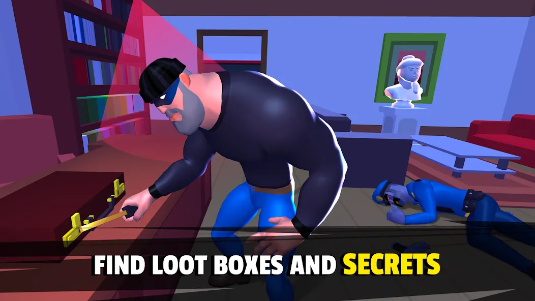 Скачать взломанную Robbery Madness 2:Stealth game — Много денег — скриншот 5