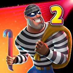 Скачать взломанную Robbery Madness 2:Stealth game — Много денег