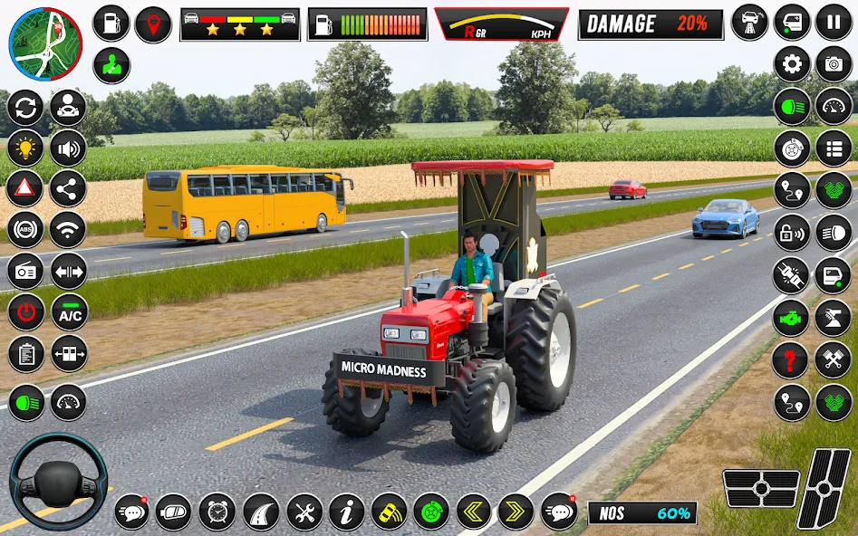 Indian Tractor Games Simulator (Мод Много денег) — скриншот 5