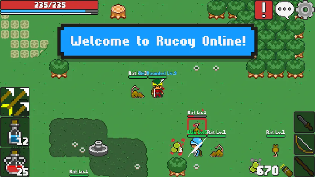 Скачать взломанную Rucoy Online - MMORPG MMO RPG — Много денег и бесконечные кристаллы — скриншот 1 Скачать взломанную Rucoy Online - MMORPG MMO RPG — Много денег и бесконечные кристаллы — скриншот 1