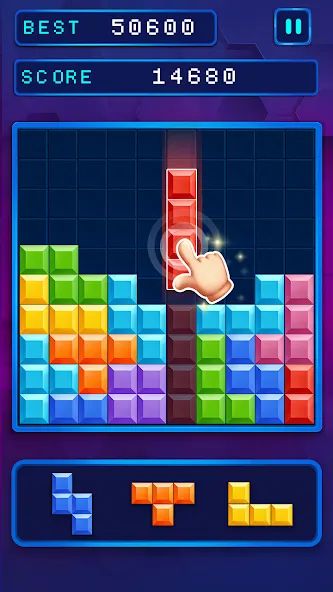 Block Puzzle: Popular Game MOD — Без рекламы на Андроид — скриншот 3