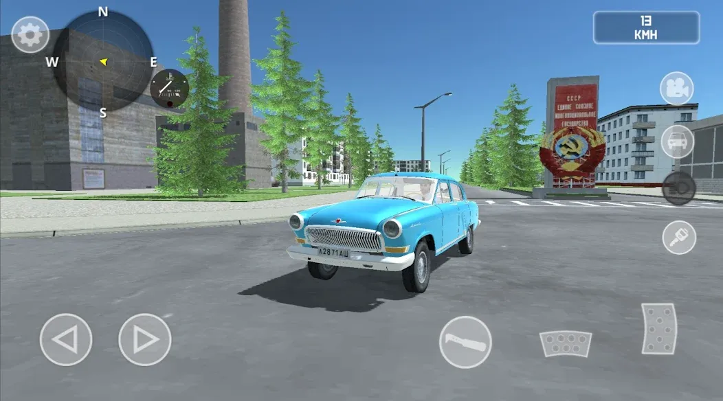 Скачать SovietCar: Simulator (Мод: Много денег) на Андроид — скриншот 2 Скачать SovietCar: Simulator (Мод: Много денег) на Андроид — скриншот 2