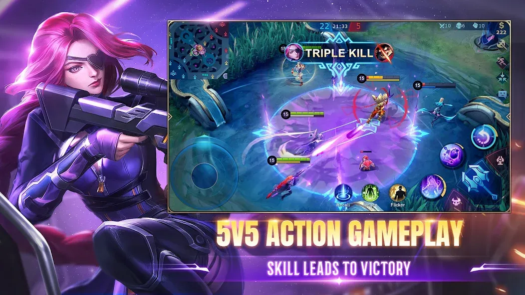 Скачать взломанную Mobile Legends: Bang Bang — Много алмазов и все скины разблокированы — скриншот 1 Скачать взломанную Mobile Legends: Bang Bang — Много алмазов и все скины разблокированы — скриншот 1
