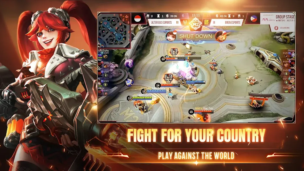 Скачать взломанную Mobile Legends: Bang Bang — Много алмазов и все скины разблокированы — скриншот 5