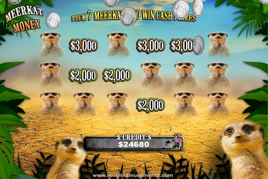 Скачать Flamingo Safari Slots MOD APK — Много денег и без рекламы — скриншот 3