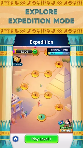 Pyramid Solitaire - Card Games на Андроид — Мод Много денег — скриншот 1