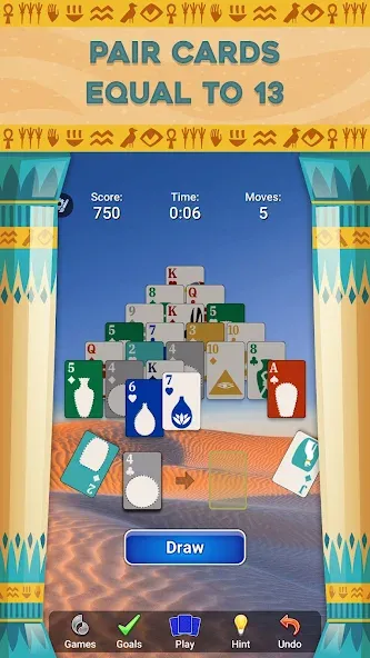 Pyramid Solitaire - Card Games на Андроид — Мод Много денег — скриншот 2