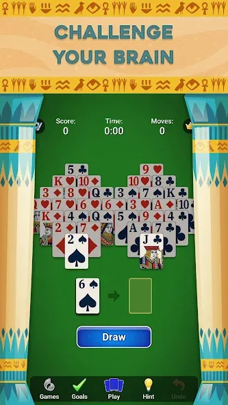Pyramid Solitaire - Card Games на Андроид — Мод Много денег — скриншот 5