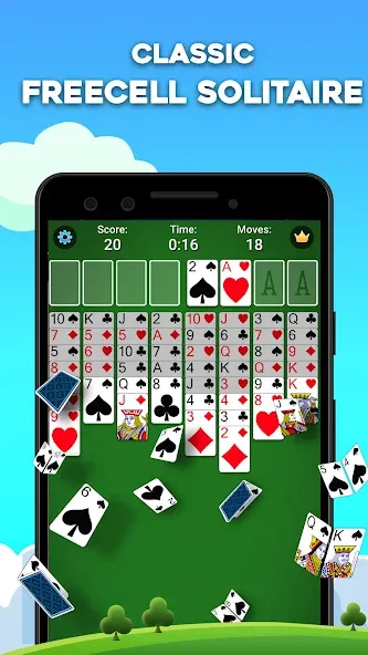 FreeCell Solitaire: Card Games Mod APK Без рекламы — Скачать на Андроид — скриншот 1