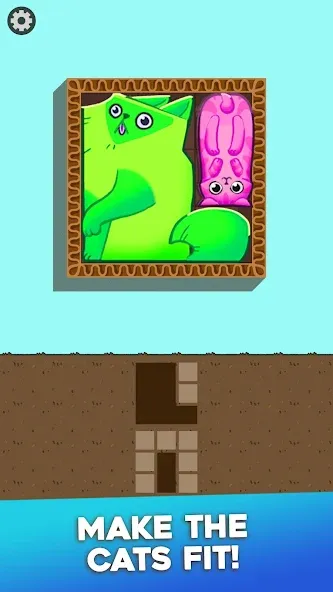 Скачать Block Puzzle Cats на телефон — Без рекламы — скриншот 3