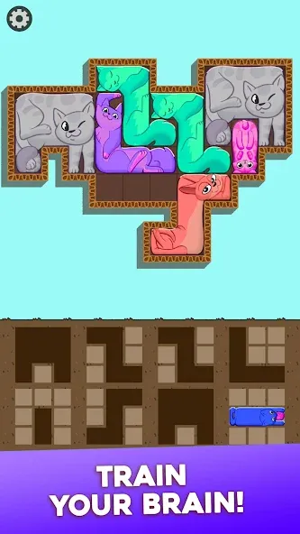 Скачать Block Puzzle Cats на телефон — Без рекламы — скриншот 4