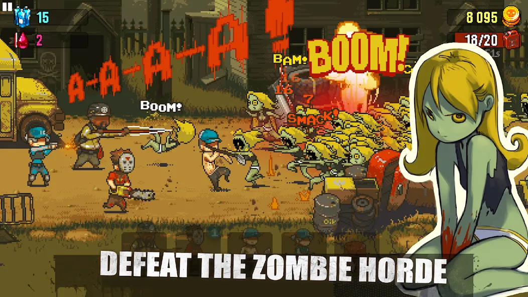 Скачать Dead Ahead: Zombie Warfare (Мод: Много денег и бесплатные покупки) на Андроид — скриншот 2