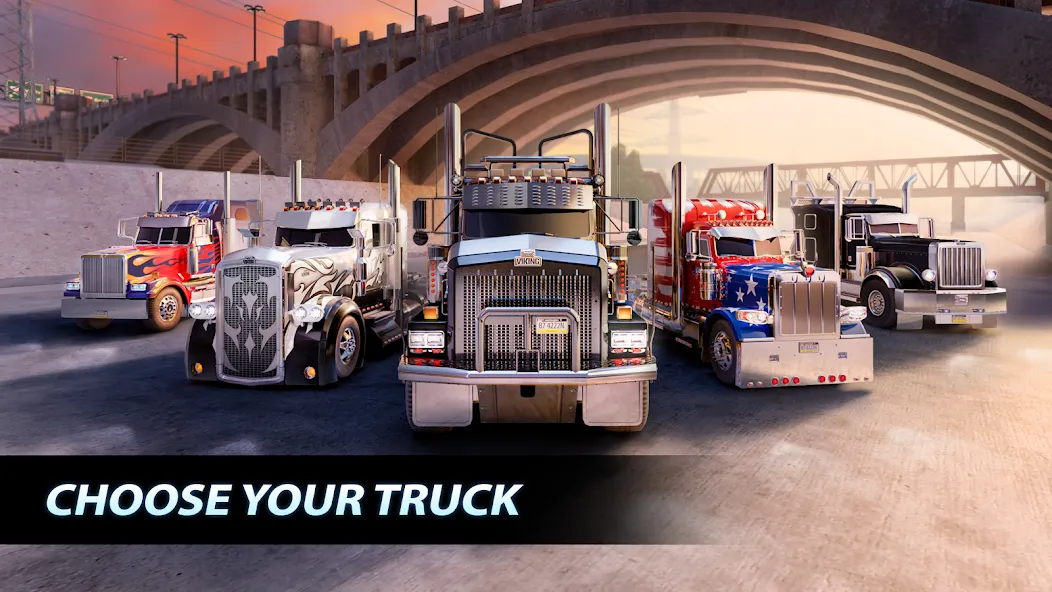 Скачать взлом Big Rig Racing: Drag racing на Андроид — Много денег — скриншот 4