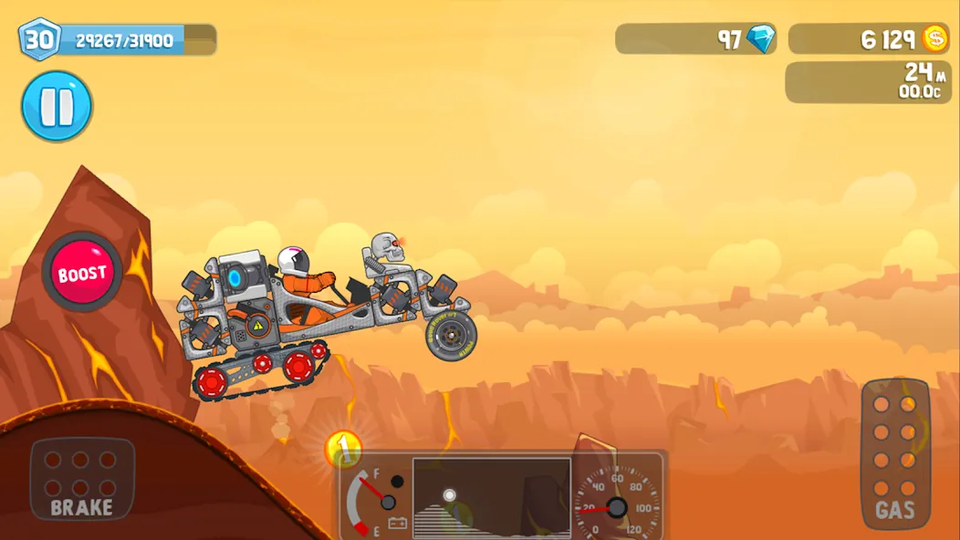 Rovercraft:Race Your Space Car MOD APK на Android — Много денег — скриншот 3