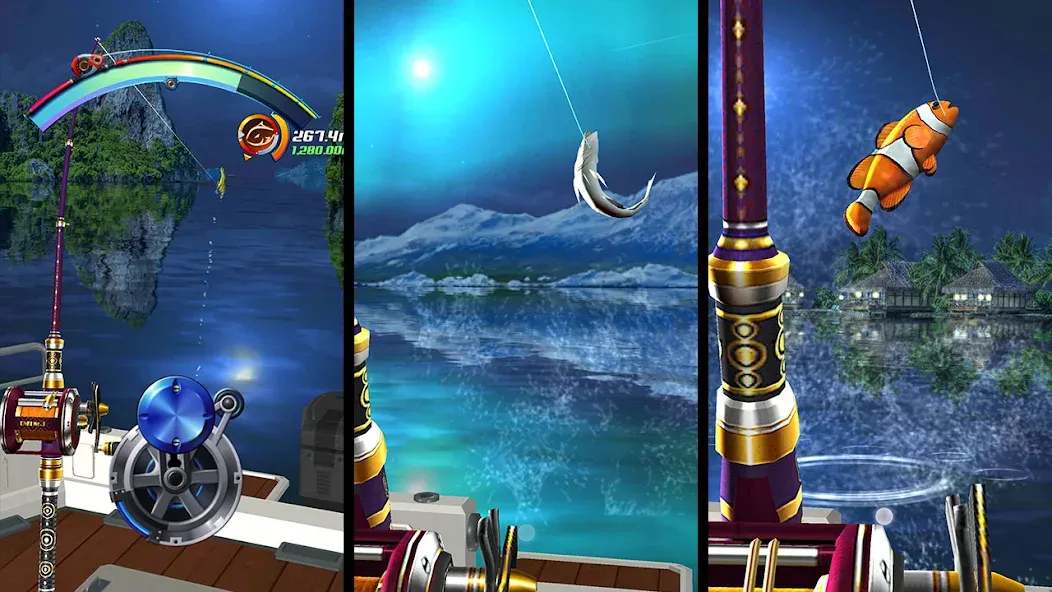 Взлом Fishing Hook — Много денег — скриншот 1