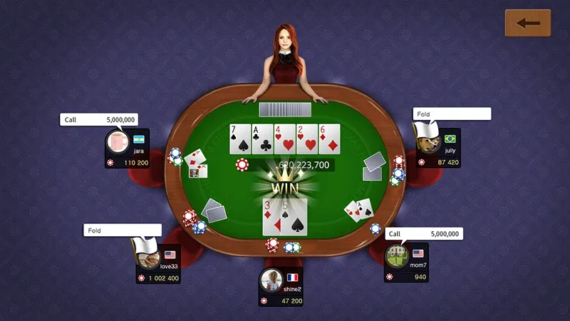 Texas holdem poker king на Андроид — Мод Много денег — скриншот 2 Texas holdem poker king на Андроид — Мод Много денег — скриншот 2
