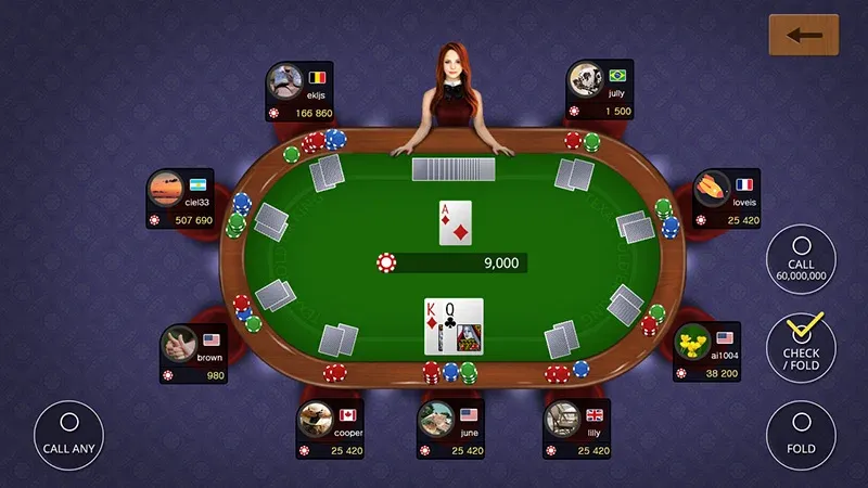 Texas holdem poker king на Андроид — Мод Много денег — скриншот 3 Texas holdem poker king на Андроид — Мод Много денег — скриншот 3