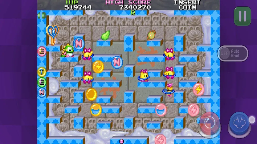 Скачать Bubble Bobble 2 classic на телефон — Много денег — скриншот 1 Скачать Bubble Bobble 2 classic на телефон — Много денег — скриншот 1