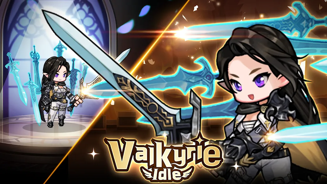 Valkyrie Idle — Мод: Много денег — скриншот 2