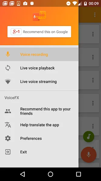 Скачать VoiceFX - Voice Changer with v (Мод: Все разблокировано) на Андроид — скриншот 2
