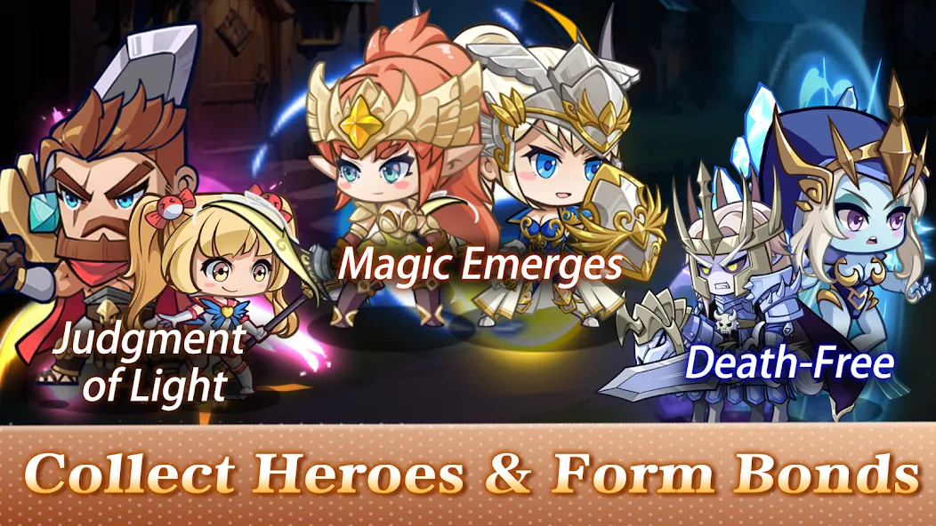 Mythic Summon: Idle RPG (Мод Много денег и алмазов) — скриншот 5