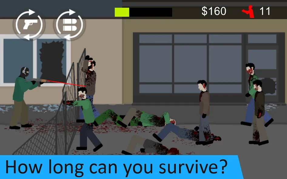 Скачать Flat Zombies: Defense&Cleanup на Андроид — Много денег — скриншот 5